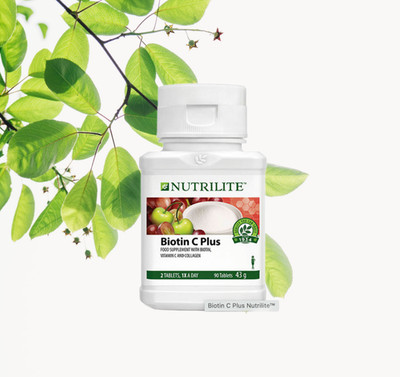 Amway Biotin C Plus & Collagen NUTRILITE 90 tablets for hair