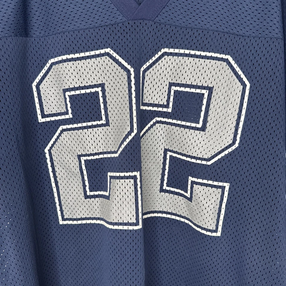 Camiseta deportiva de colección Logo 7 Dallas Cowboys #22 Emmitt Smith talla grande usada en excelente estado hecha en EE. UU. Foto 3 de 4