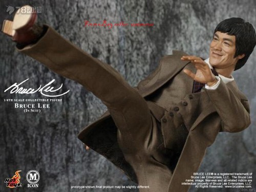 Perfect Hot Toys 1/6 Mis11 Bruce Lee (In Suit) In Stock New - Picture 3 of 3