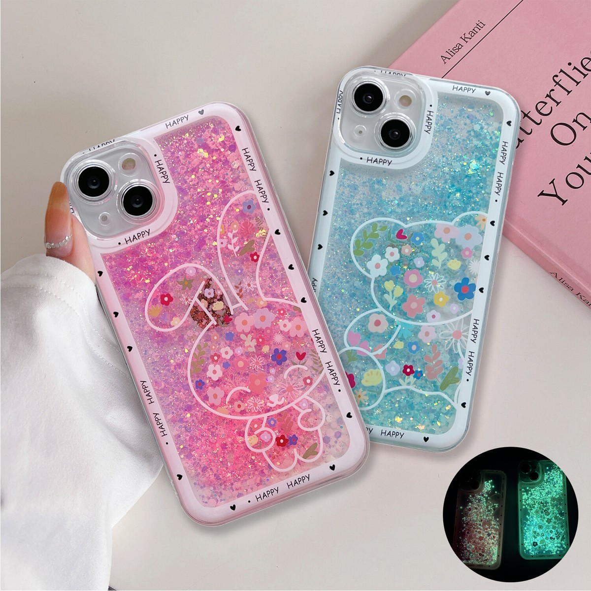 Glitter Oppo A15 Mobile Ka Cover Soft Liquid Glitter Phone Case