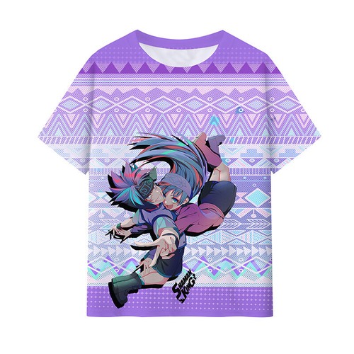 Shaman King Anime T-Shirt Generic Casual Cotton Crew Neck Short Sleeve Printed - Picture 7 of 11