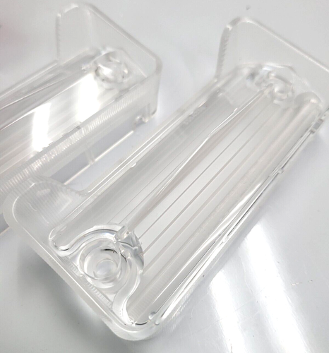 1971-73 Monte Carlo Back Up Light Reverse Lens Pair Guide Made in USA GM Lics - Picture 2 of 5