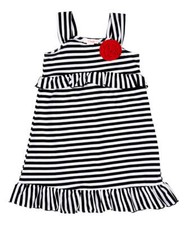 Girl Cotton Stripe Dress