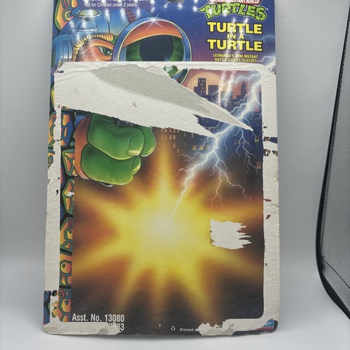 Leonardo's Mini Mutant Battle Castle Vintage TMNT In A Turtle Playset Packaging - Picture 4 of 4
