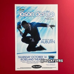 JASON DERULO 2010 Concert Promo 11x17 Street Poster. Portland Oregon.