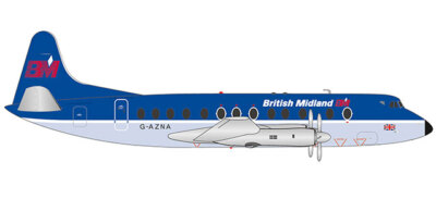 航空機・ヘリコプター Herpa 1/200 Vickers Viscount 800 1:200 Herpa BEA Vickers Viscount 800 Passenger Airplane