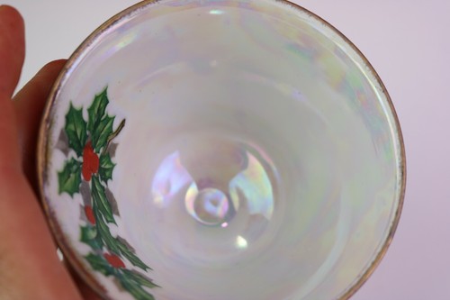Holly Iridescent Footed Tea Cup - Picture 8 of 8
