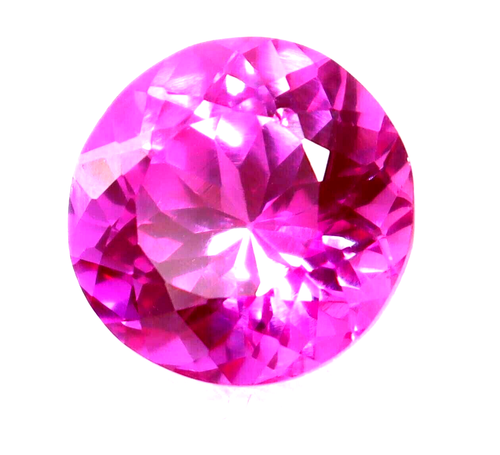 9.10 Ct Certified Natural Pink Mogok Ruby Round Cut Loose Gemstone A++ - Picture 2 of 6