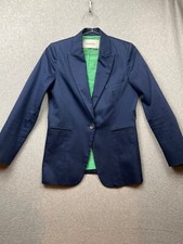 Bimba & Lola 1 Button Blazer Women Size 38 Uk /8 Us/m Career Office Chic Minimal