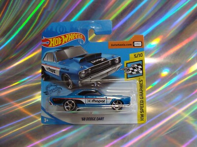 Hot Wheels ´69 Dodge Dart Mopar 2020 HW Speed Graphics 5/10 ovp/neu 1:64 Blau