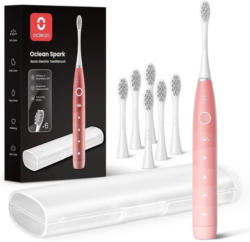 ADULT ELECTRIC TOOTHBRUSH WITH 150-DAY BATTERY LIFE USB RECHARGEABLE SONIC - 第 1/6 張圖片