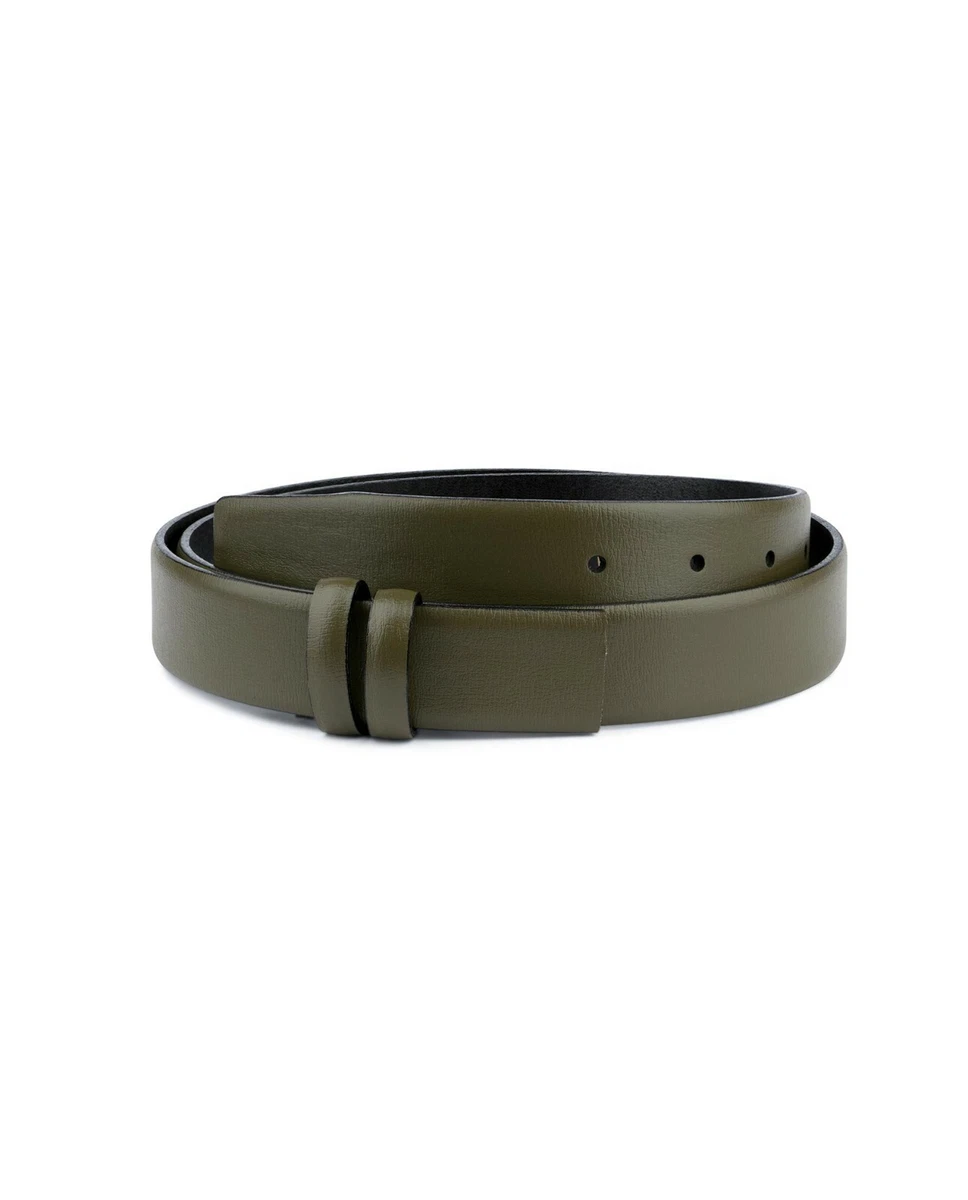 Fashion Mens Leather Belt, Mens Belts Green