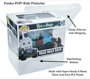 1 Box Protector 0.50mm Thick Plastic For FUNKO POP! RIDES - FITS NEW SKELETOR | eBay