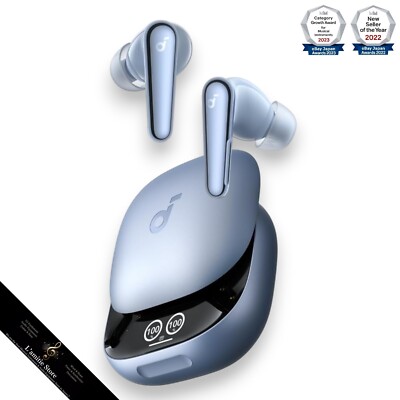 ANKER Soundcore Liberty 4 Pro In-ear type Wireless earphones Sky blue Japan New