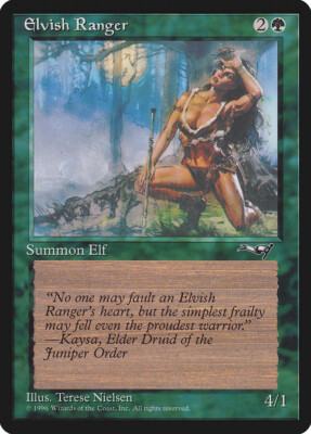 MTG Elvish Ranger(Female) - Alliances #088a | eBay
