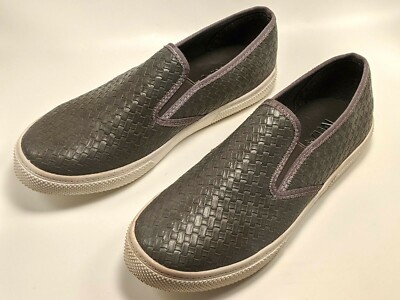 MIA Women's US Size M Amaris Gray Weave Pattern Slip On Loafer Comfort  Shoes