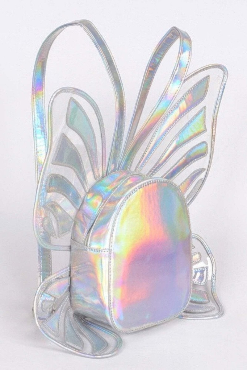 Shiny Butterfly Inspired Unique Backpack Shiny Butterfly Inspired Unique Backpack main image 2