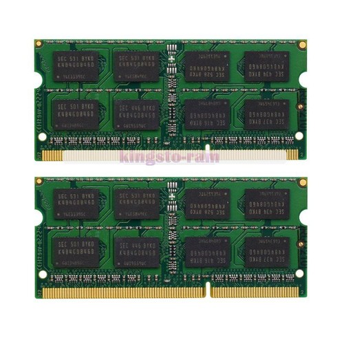 Kingston 16 GB 2x8 GB DDR3 1333 MHz PC3-10600S 1.5V 2RX8 SO-DIMM Laptop Speicher - 第 2/5 張圖片
