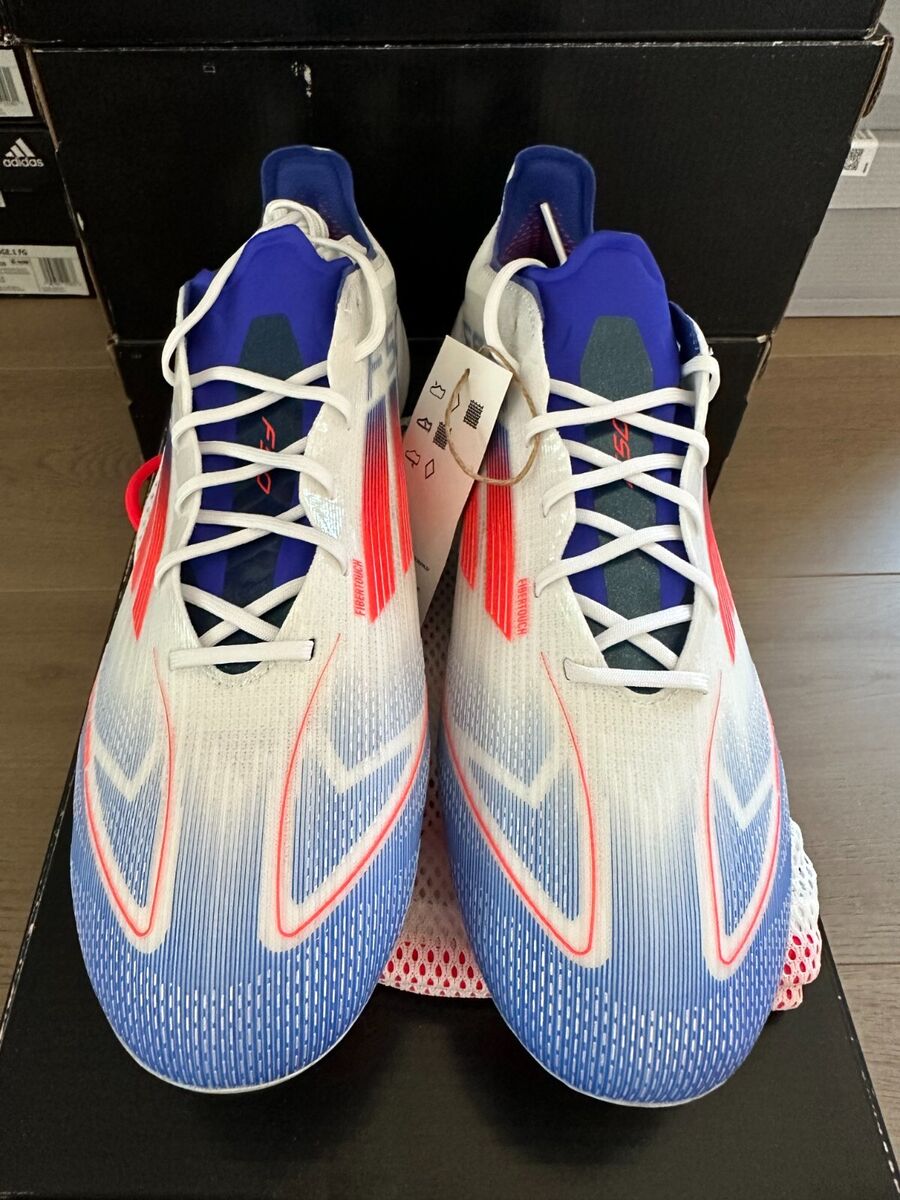 Adidas F50 Elite FG Firm Ground Soccer Cleat Red White Blue Adidas F50 Elite FG Firm Ground Soccer Cleat Red White Blue