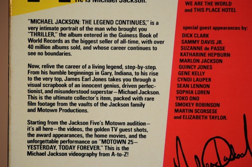 Michael Jackson The legend continues, Music video, VHS format - Imagen 4 de 4