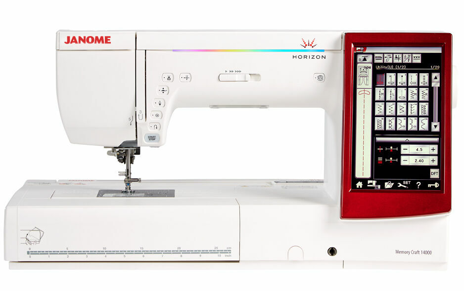Janome Memory Craft 14000 Sewing Embroidery and Quilting Machine