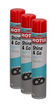 Motul Shine&Go Kunststoffpflege Hochglanztiefenpflege 3x750ml Sprayflasche 2