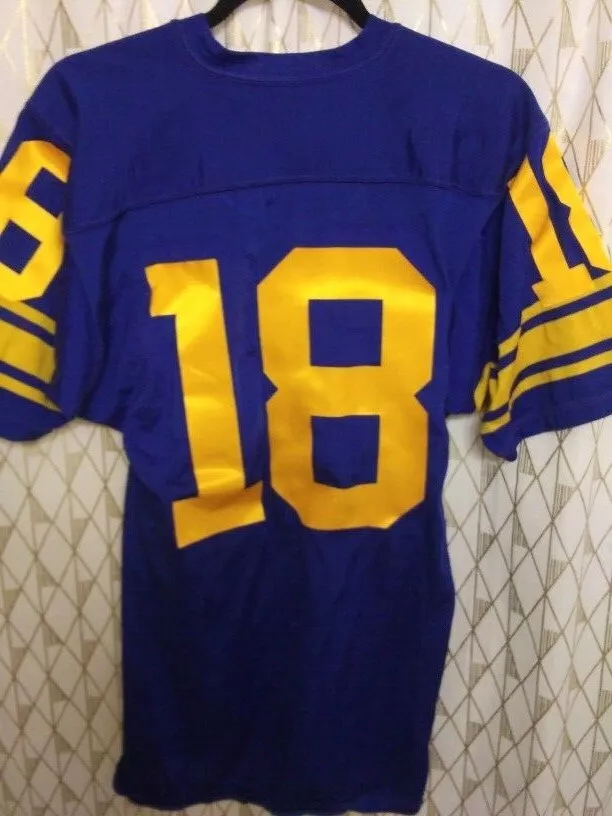 Los Angeles Rams jersey Roman Gabriel early 1960 s Rich Knit Waco Texas