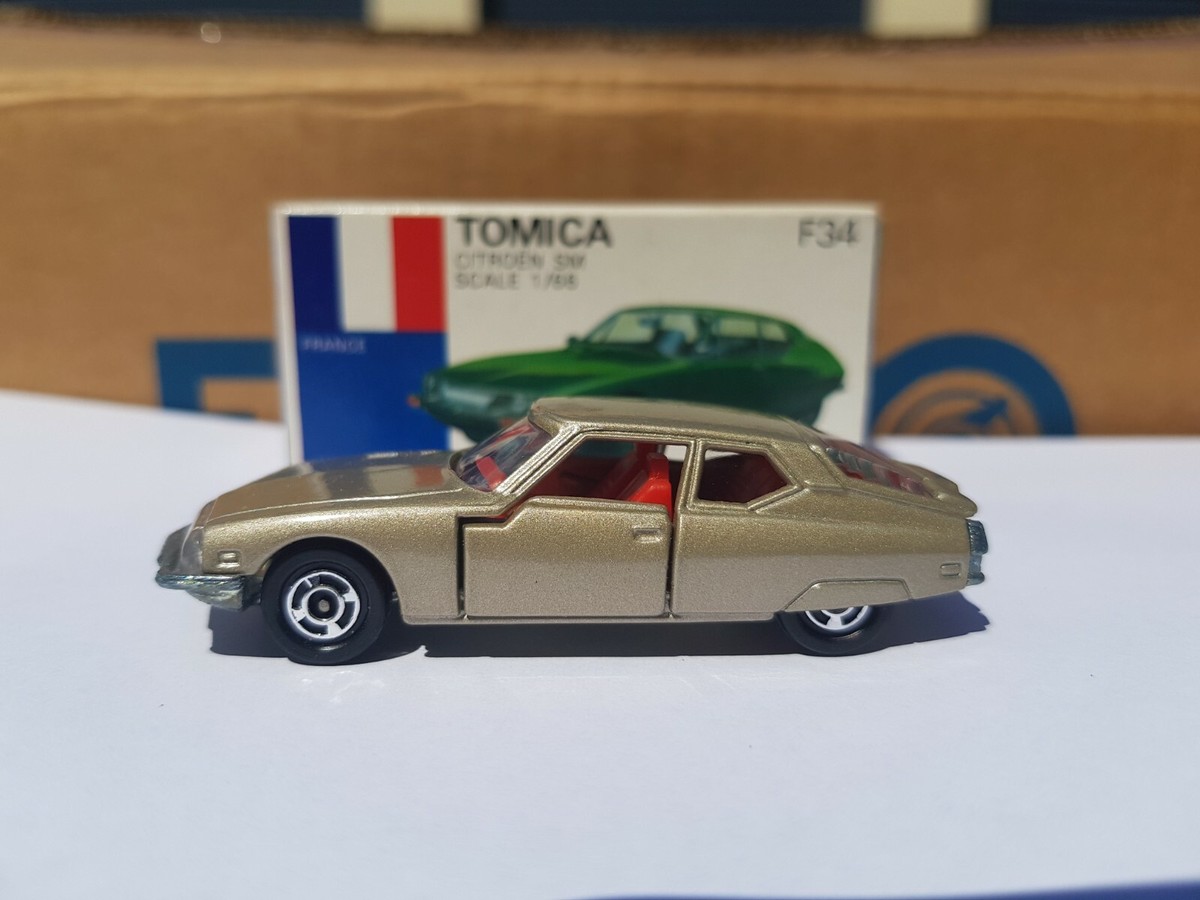 TOMICA F34 - CITROEN SM [METALLIC GOLD] ABSOLUTELY MINT VHTF MADE