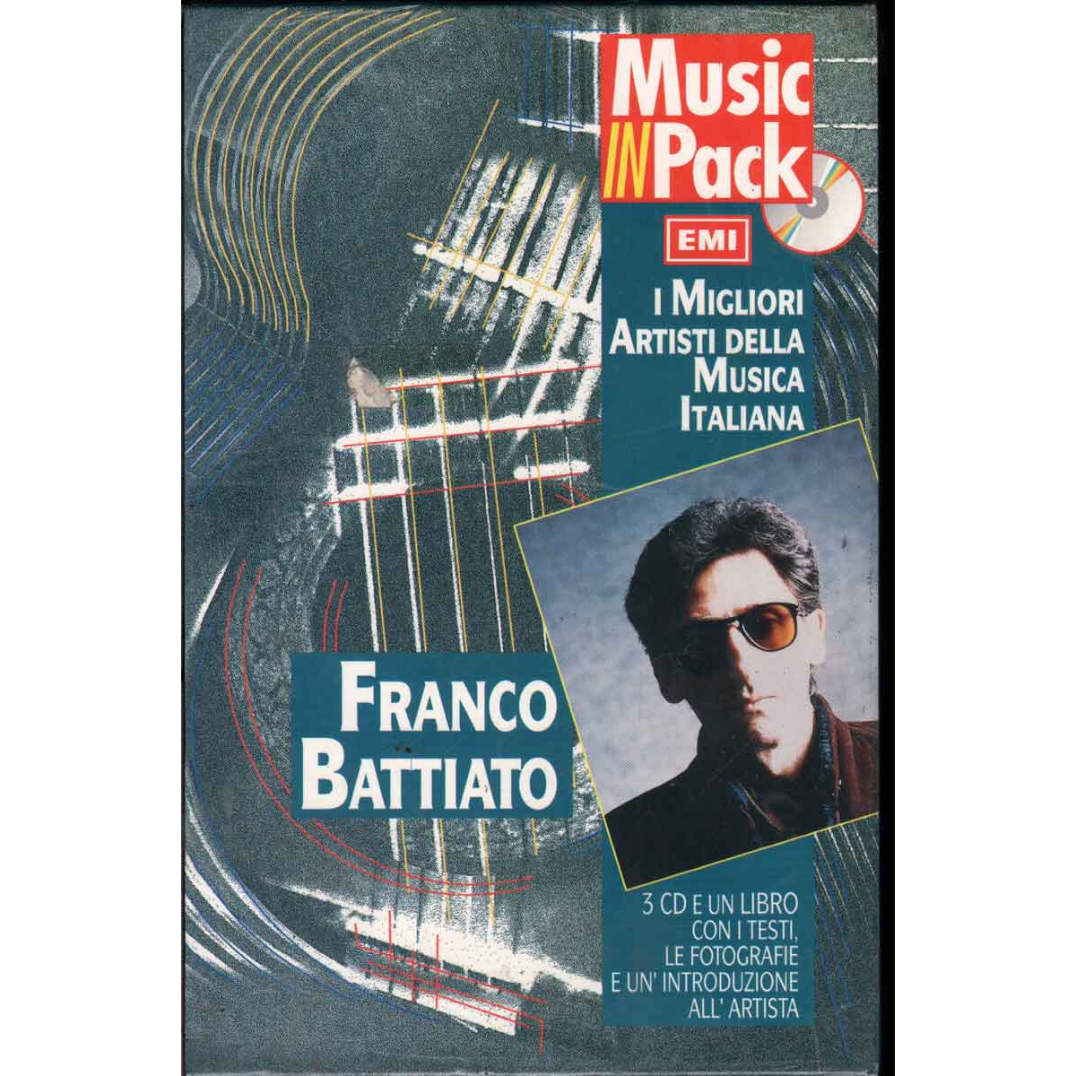 Franco Battiato CD Libro Music In Pack I Migliori Artisti della Musica Italiana