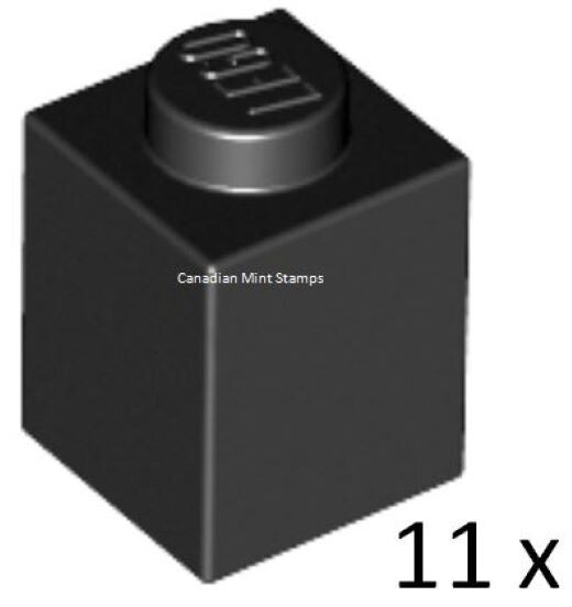 New Lego 11x Black Brick x 3005 30071 35382