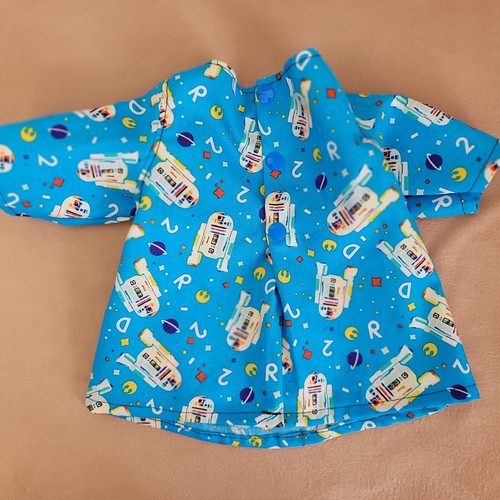 Space Friends Outfit - Vestiti per bambole 11" Mattel The Child baby yoda R2D2 blu - Foto 6 di 6