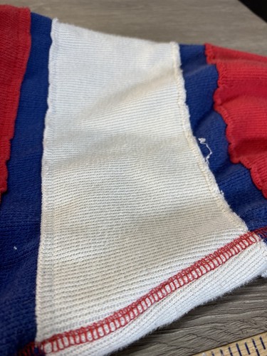 Camiseta deportiva CCM Pro OK’d NHL hockey envejecida cosida New York Rangers XL CORDONES - Imagen 15 de 16