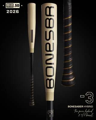 WARSTIC 2026 Bonesaber Hybrid Bbcor Metal Baseball Bat - All Sizes [NEW 💎]