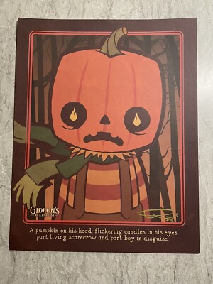 Gideons Bakehouse Gordy Pumpkin Color 11x14 November 2024 Signed Print 