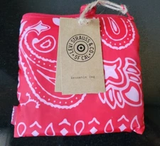 Brand New Red Bandana Reusable Shopping Bag Tote - Levi's x Target