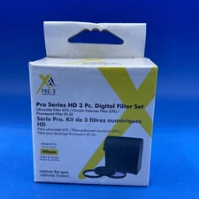 49mm 3Pc Filter Kit (UV-CPL-FLD) For Camera lens & Camcorders
