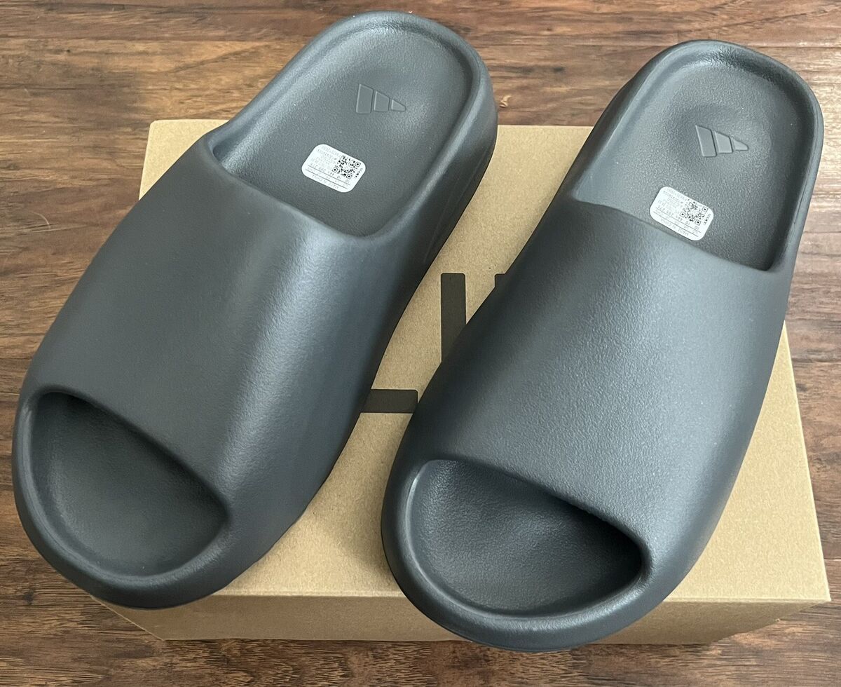 Size 10 - Men's Adidas Yeezy Slide “Slate Grey” ID2350 - New - id ...