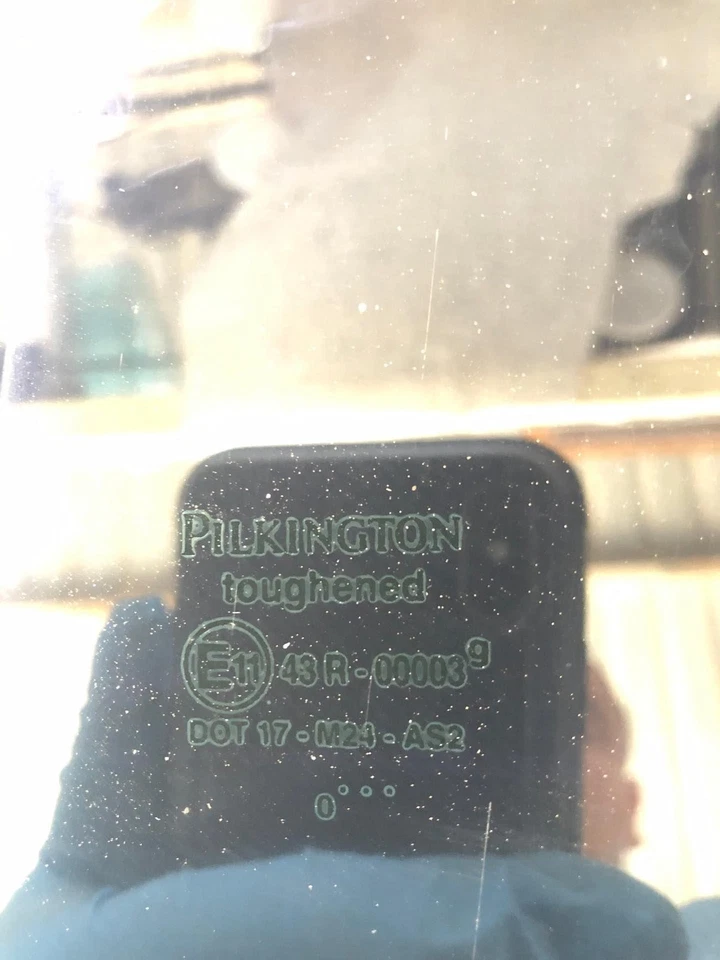 Jaguar S-Type 2000-2008 puerta trasera ventana de vidrio con conductor tintado lado izquierdo OEM Foto 3 de 4