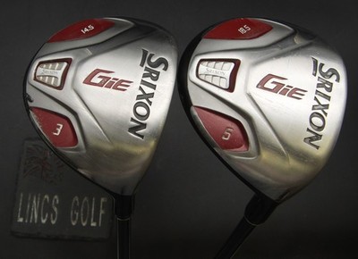 2er Set Srixon GiE 14,5° 3 & 18,5° 5 Hölzer Regular Graphit Schäfte*