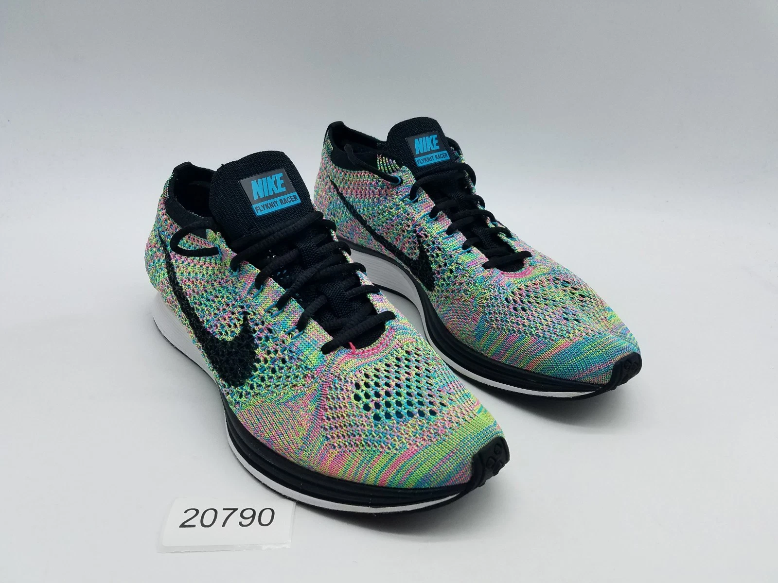 Nike Flyknit Racer Men's Size 7 Running Shoes Multicolor