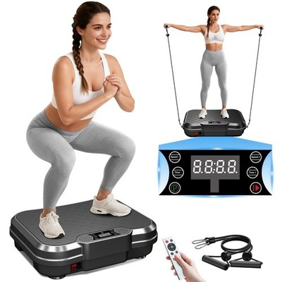 AoraPulse 400Lbs Vibration Plate: Full Body Workout, Weight Loss, Home
