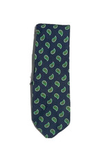  125 Polo Ralph Lauren Men's Oval Print Pattern Polyester Necktie, Navy