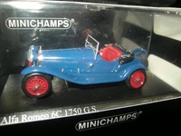 1:43 Minichamps Alfa Romeo 6C 1750 G.S. 1930 Blue/Blau In Ovp Limited Edition