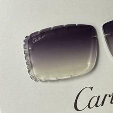 Replacement Diamond Cut Lens For Cartier Acetate Frames Free Screwdriver Tool