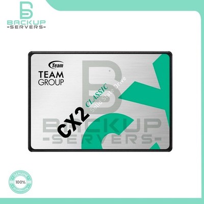 NEW T253X6512G0C101 Team Group 512GB CX2 2.5'' SATA 3D NAND Internal SSD