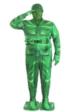 Plus Size Plastic Army Man Costume