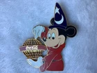 Vintage Pin 1990’s Coca Cola Sorcerer Mickey Mouse Rare VHTF Pin, Red Variation