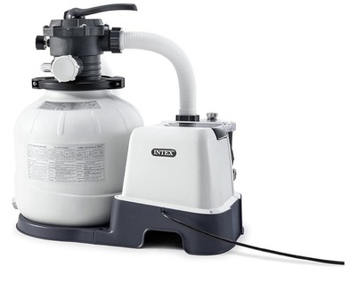 Intex 26675EG Krystal Clear Sand Filter Pump & Saltwater System