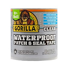 Gorilla 4 in. W X 8 ft. L Clear Waterproof Repair Tape