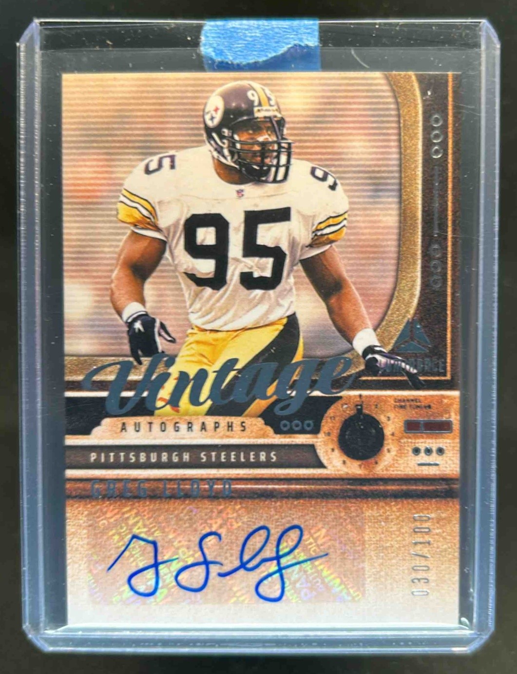 2025 Luminance Greg Lloyd Vintage Auto #30/100 Steelers